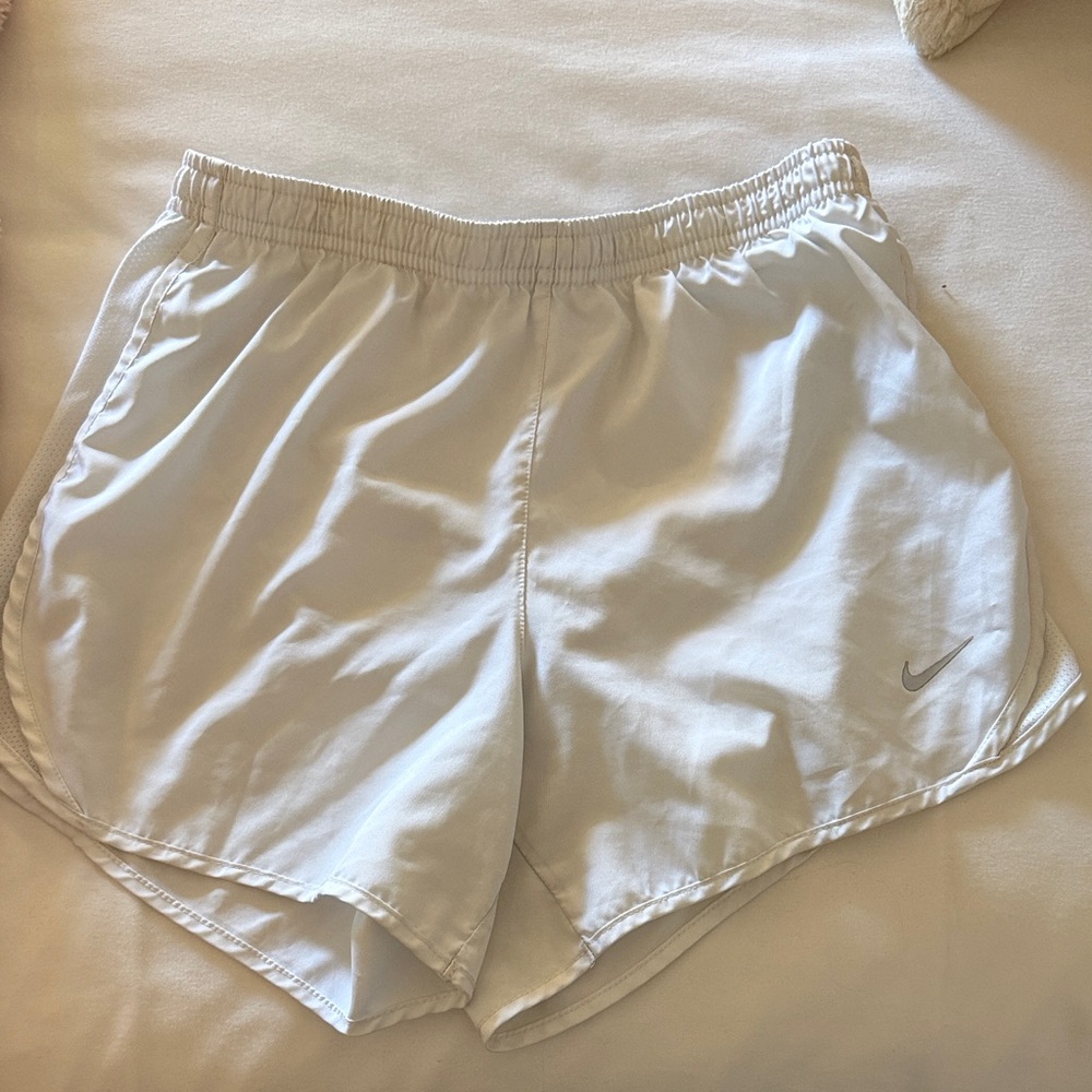 Nike Women's White Athletic Shorts